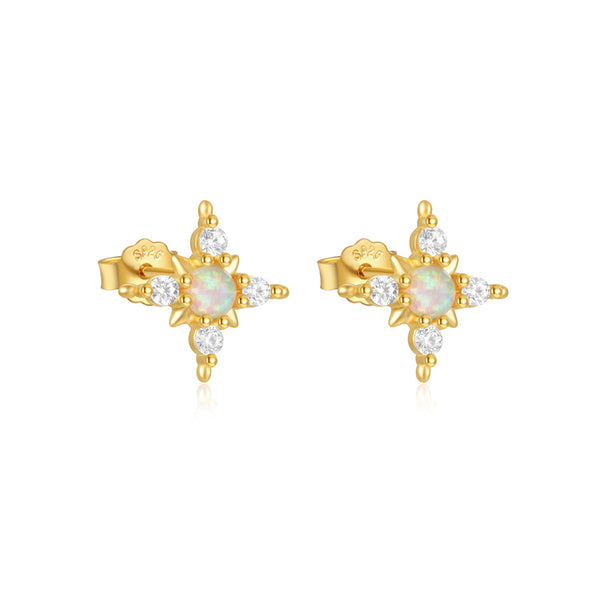 Jemima Opal Star studs