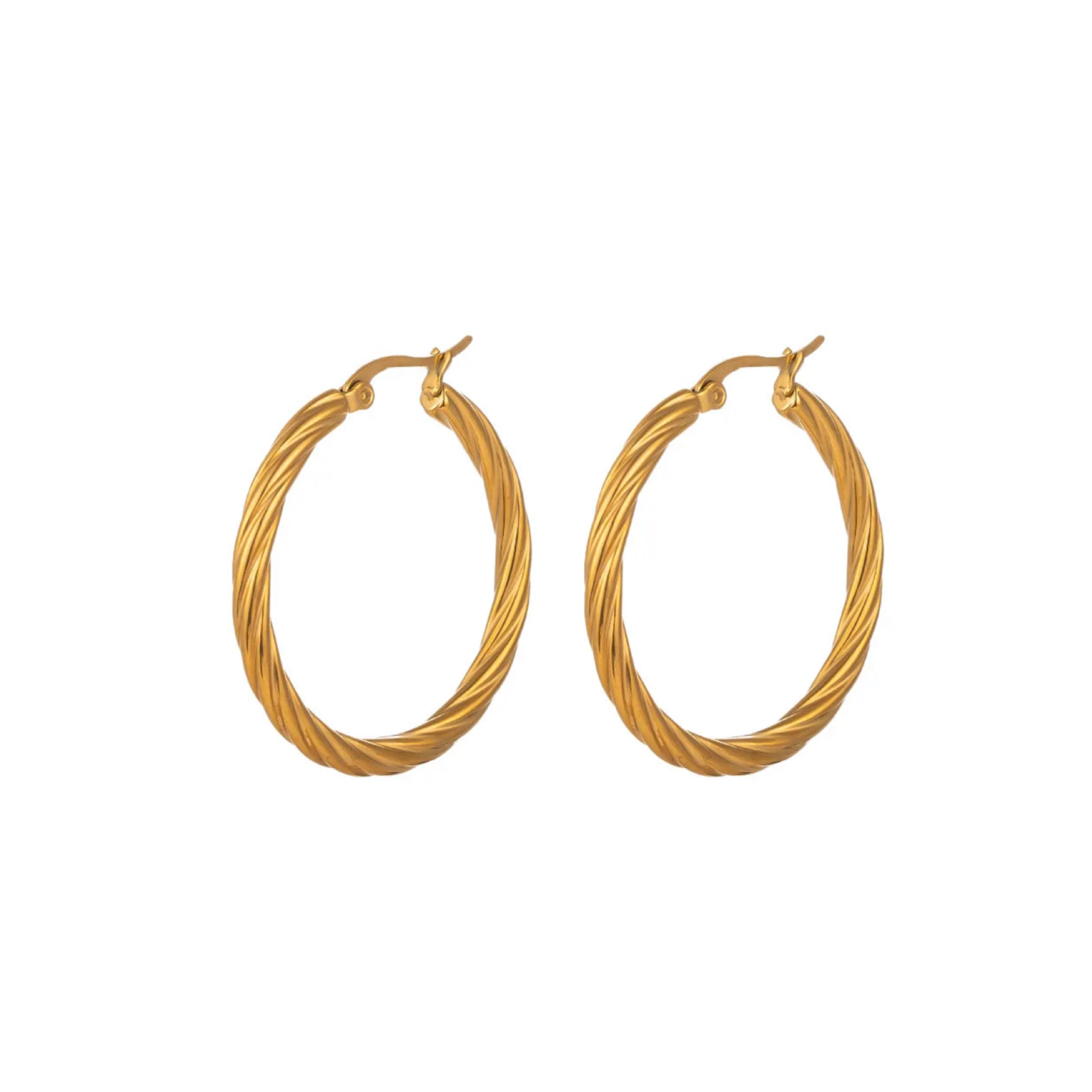 Sarina Hoop 3.5cm Earring