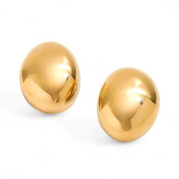 Elva round earrings