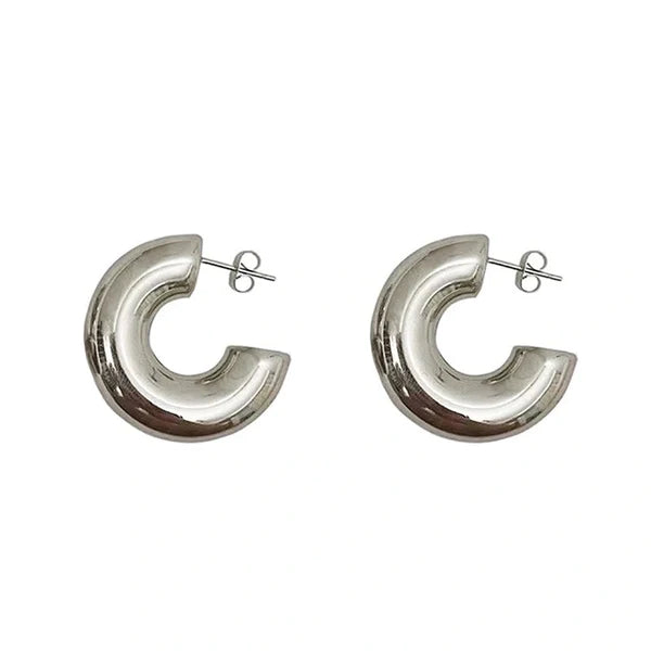 Lana Chunky Silver earring