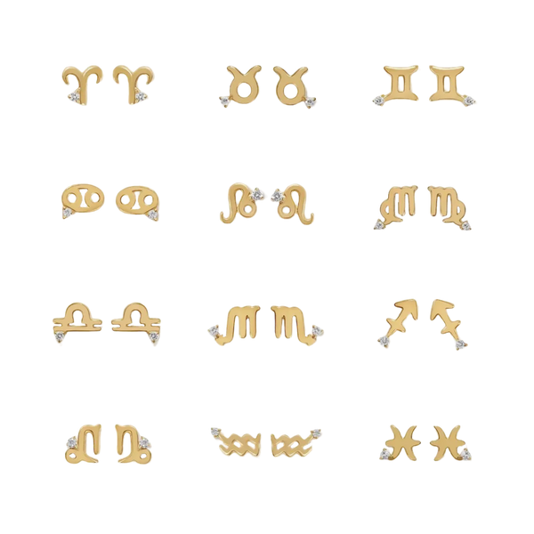 Horoscope studs