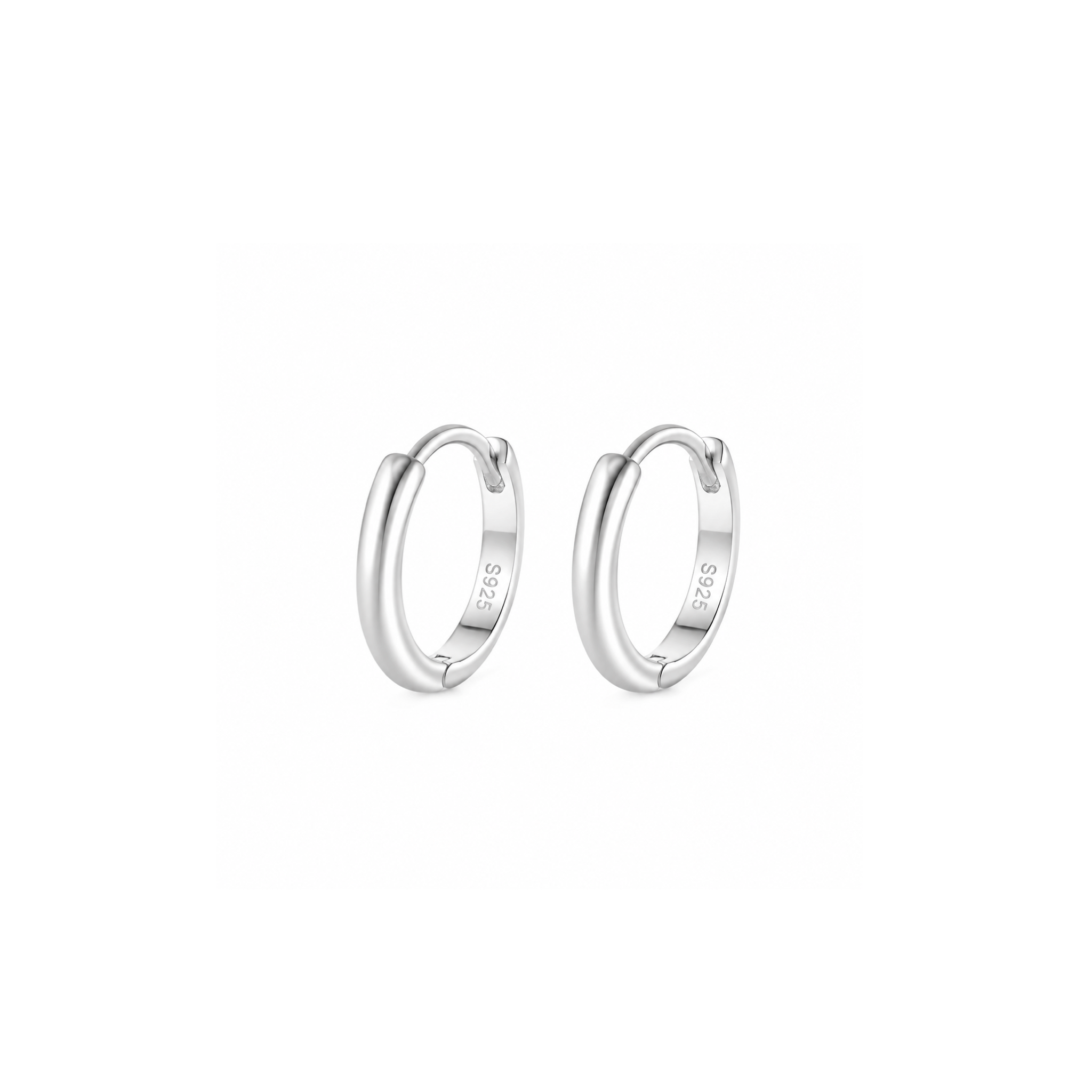 Eli 6mm Silver Mini Earrings