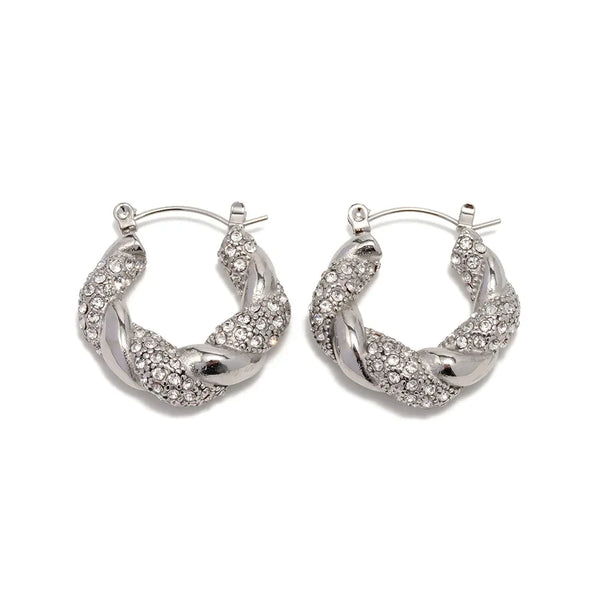 Maiah silver earrings