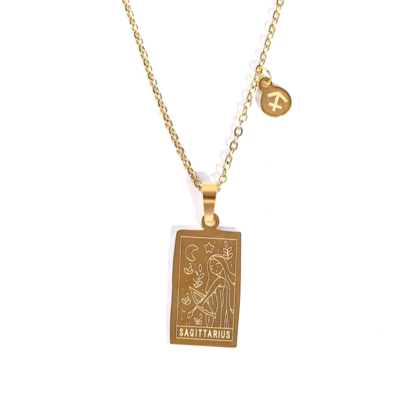 Sagittarius zodiac pendent necklace