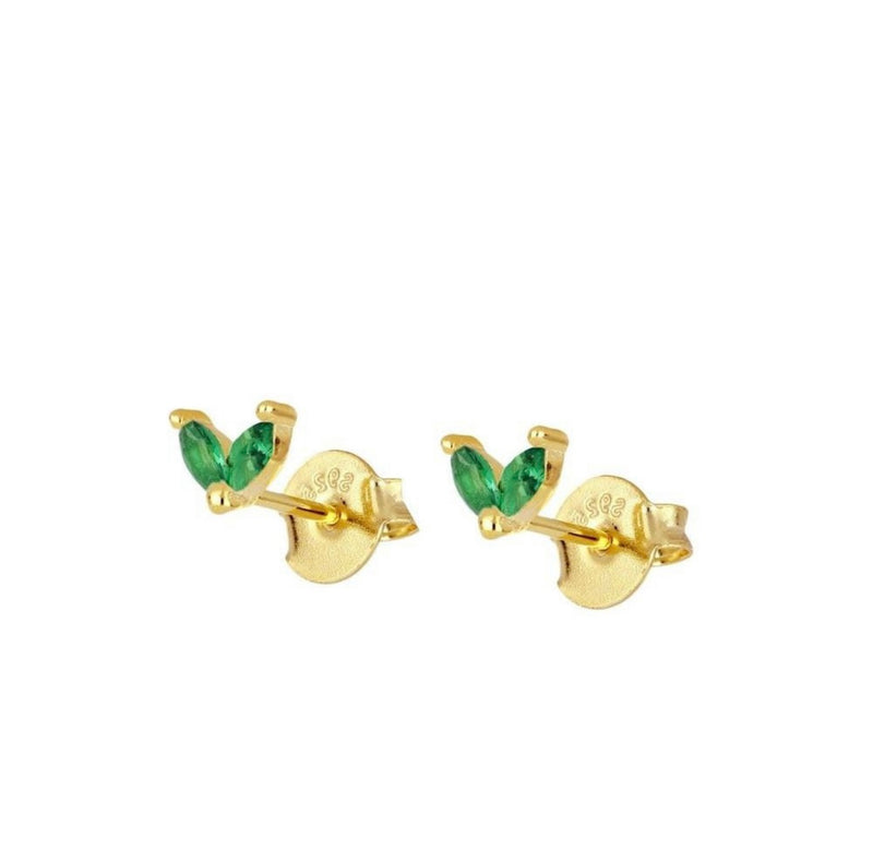 Green Bunny Studs