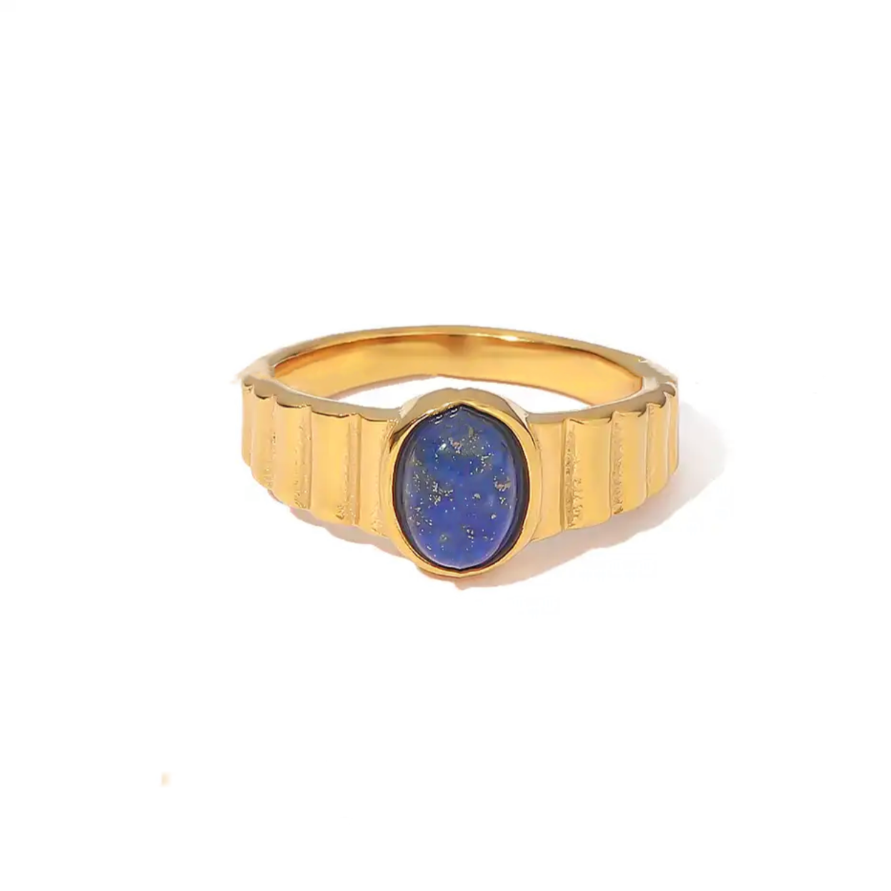 Hailey Lapis Blue Ring