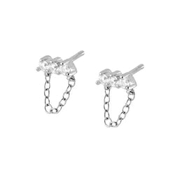 Palmer Silver Stud earrings