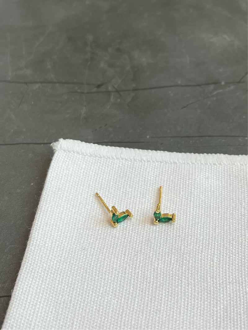 Green Bunny Studs