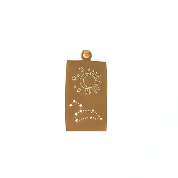 Leo zodiac pendent necklace