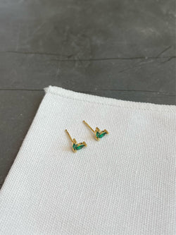 Green Bunny Studs