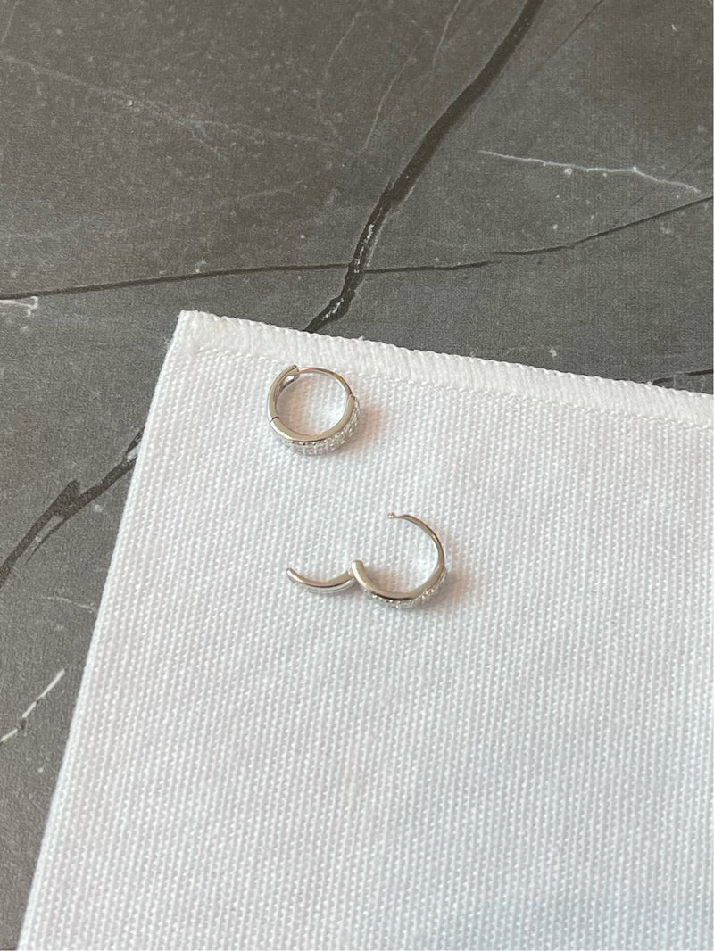 Helix Silver Mini Earrings