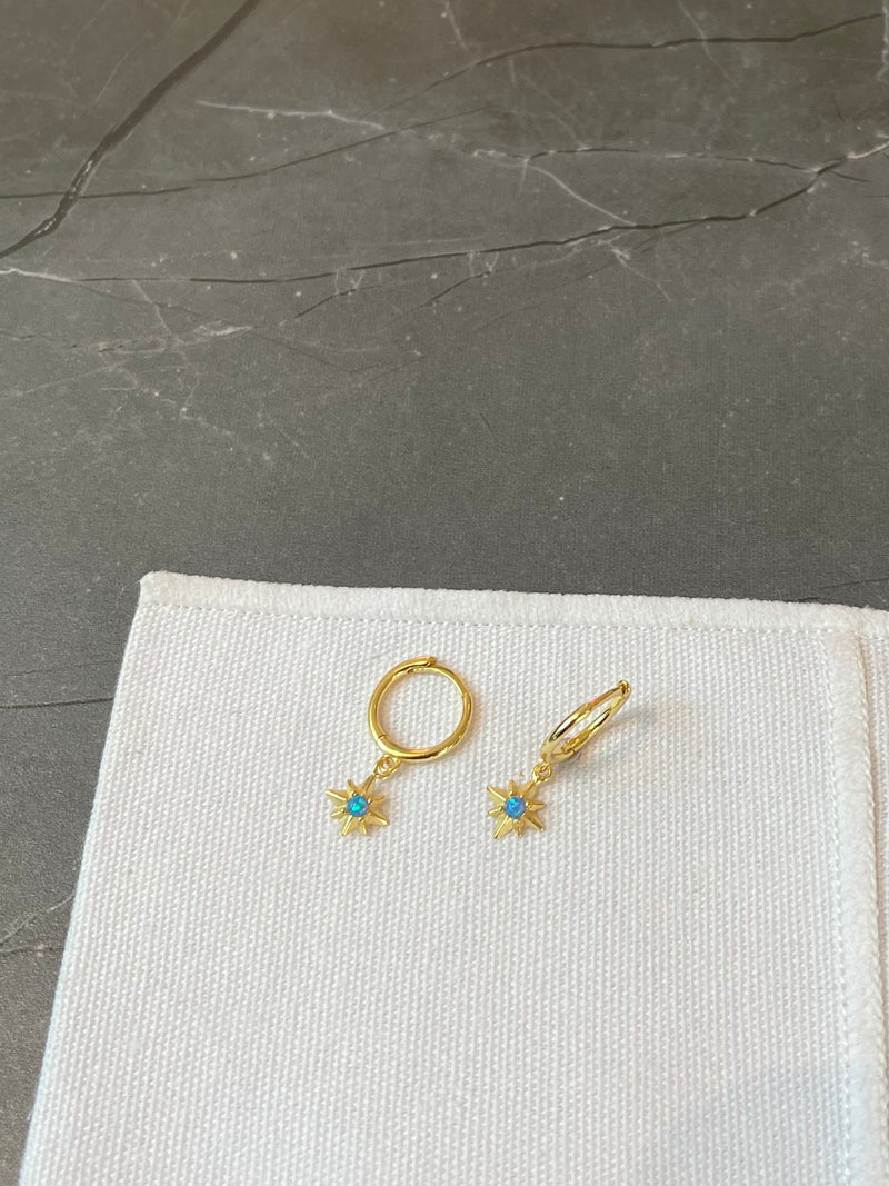 Opal Blue Earrings